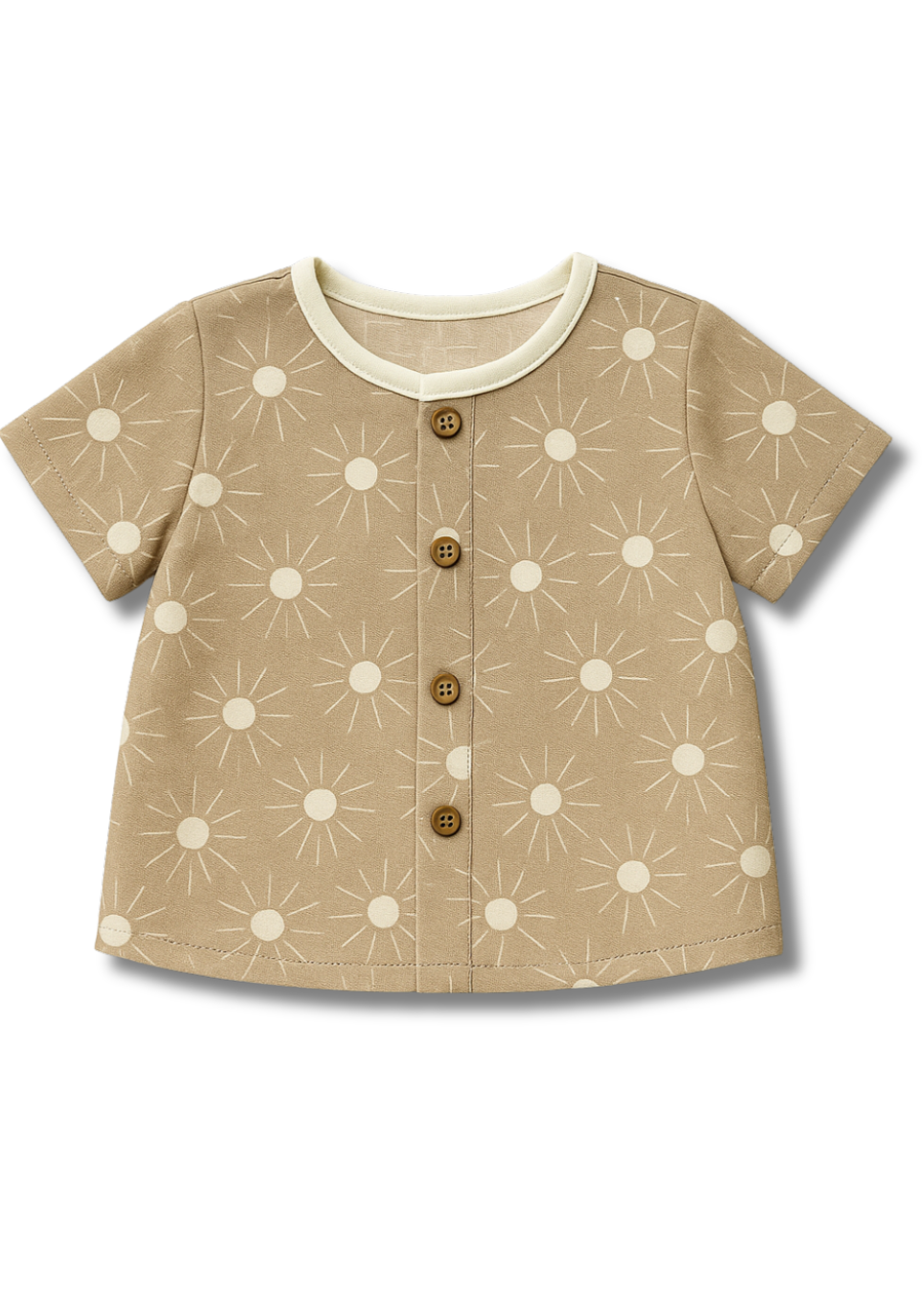 Oatmeal  cloud Boys shirt PRE ORDER