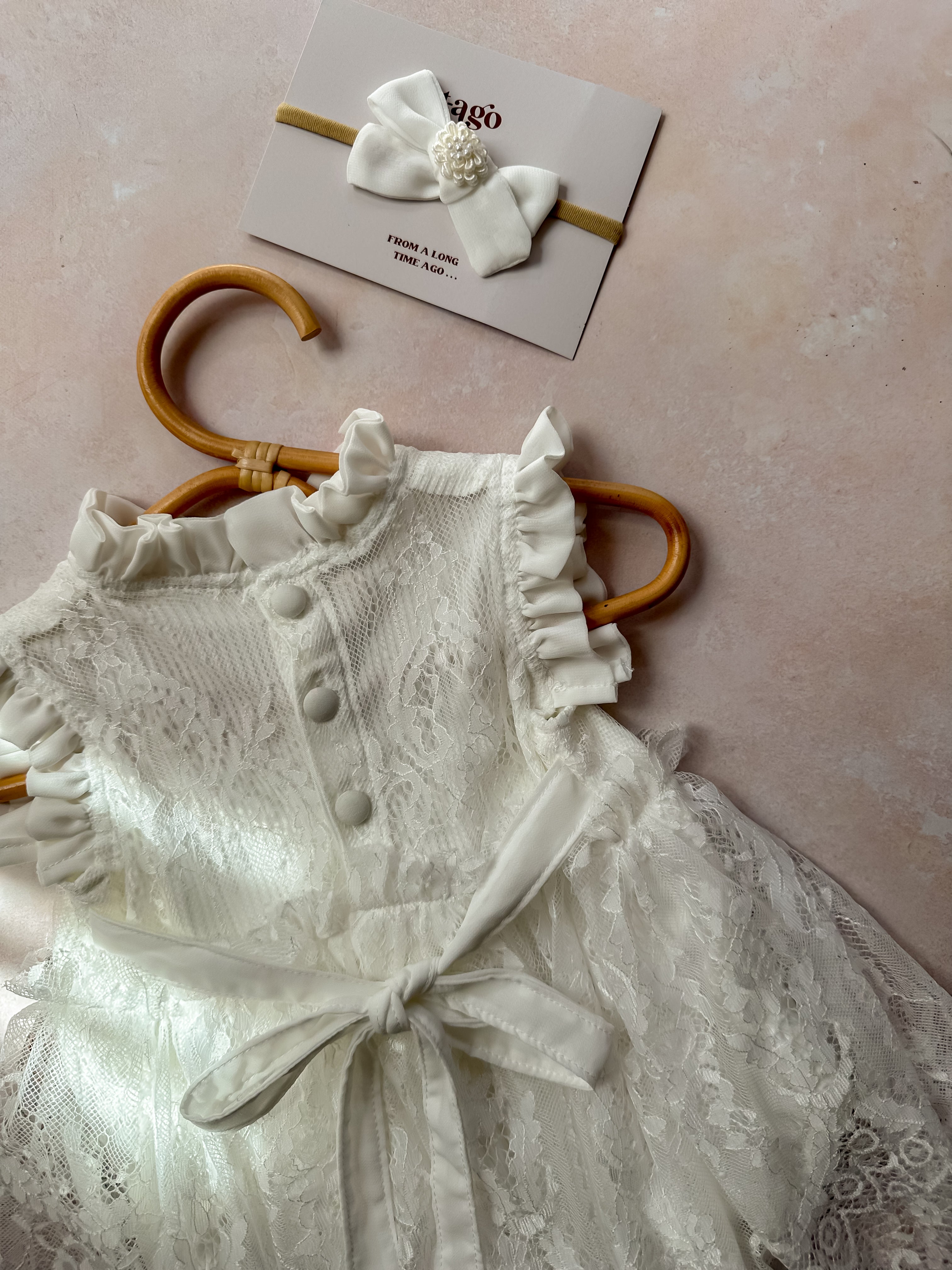 PRE ORDER Vintage White Dress