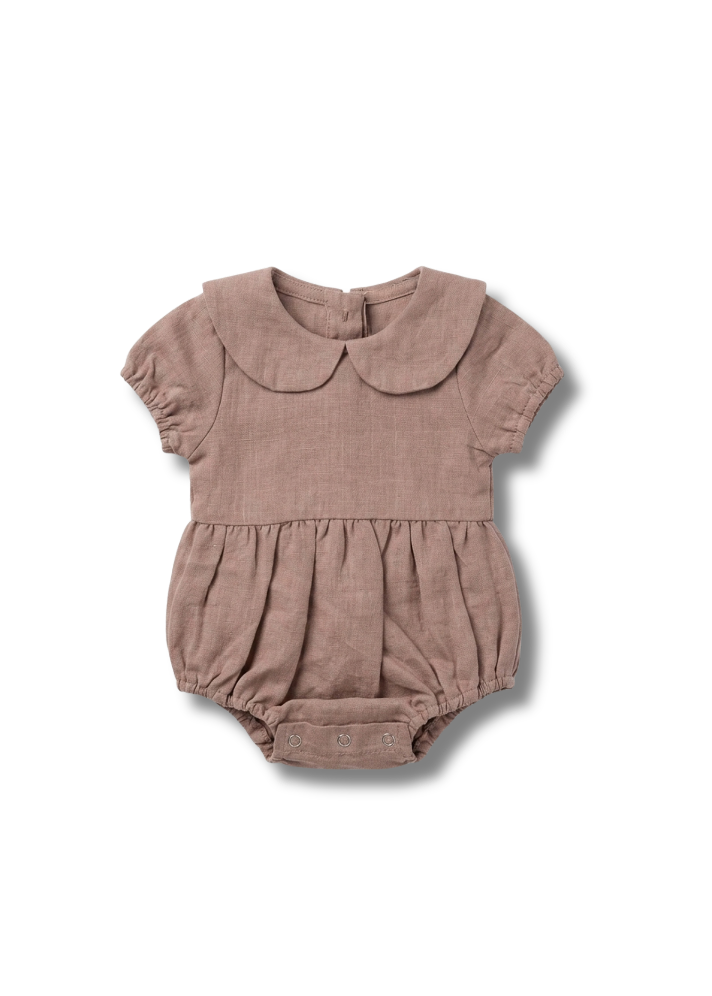 Allie Bubble Romper Vintage pink