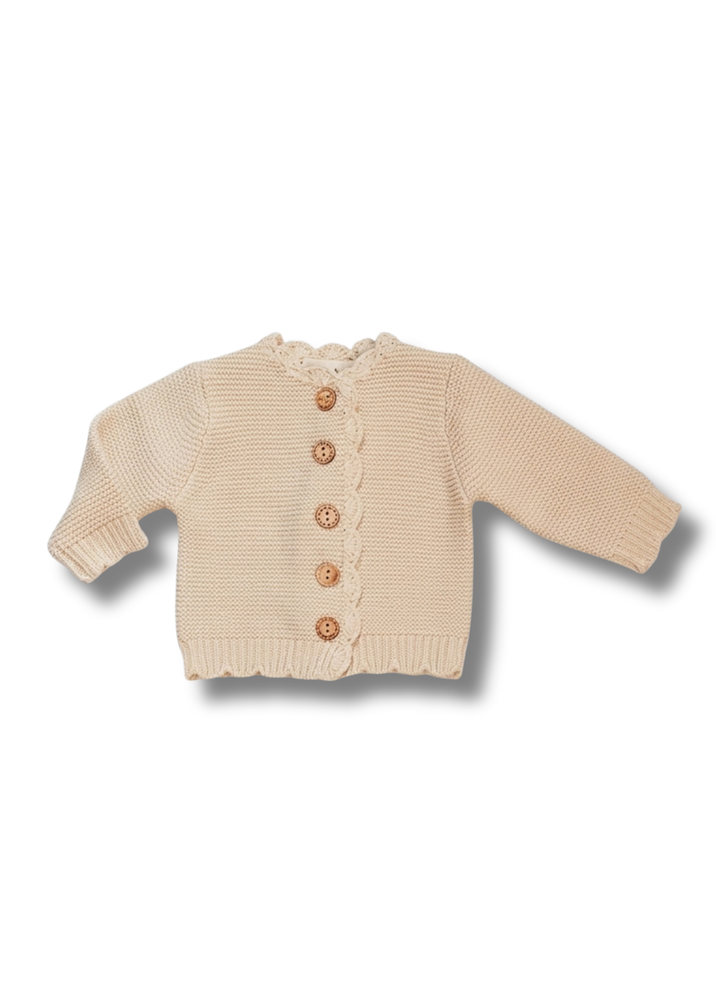 Baby Sophia Cotton Knit Cardigan
