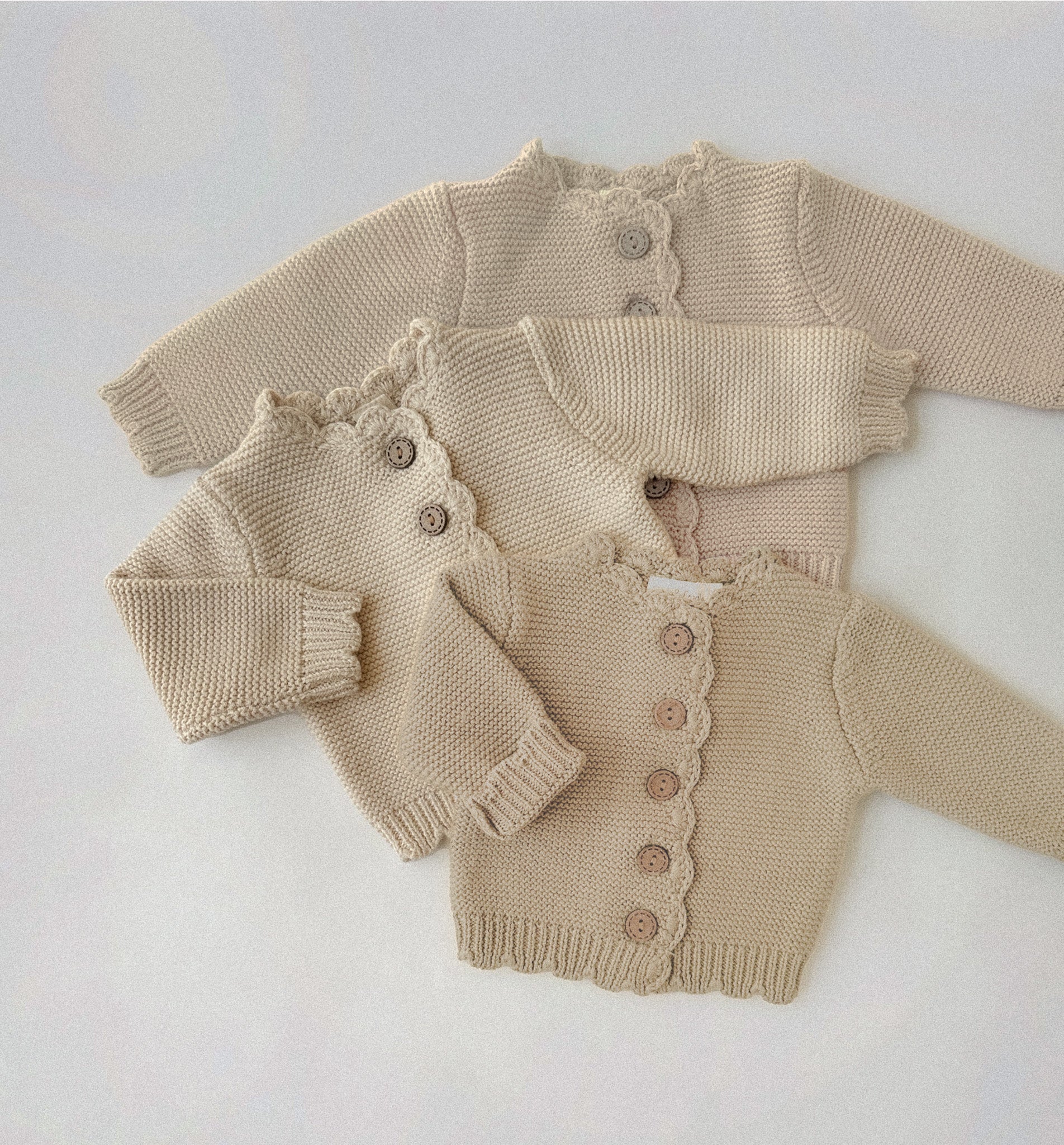 Baby Sophia Cotton Knit Cardigan