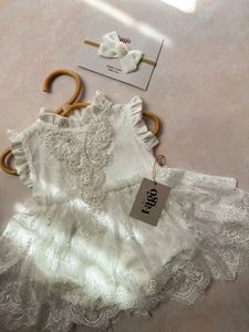 PRE ORDER Vintage White Dress