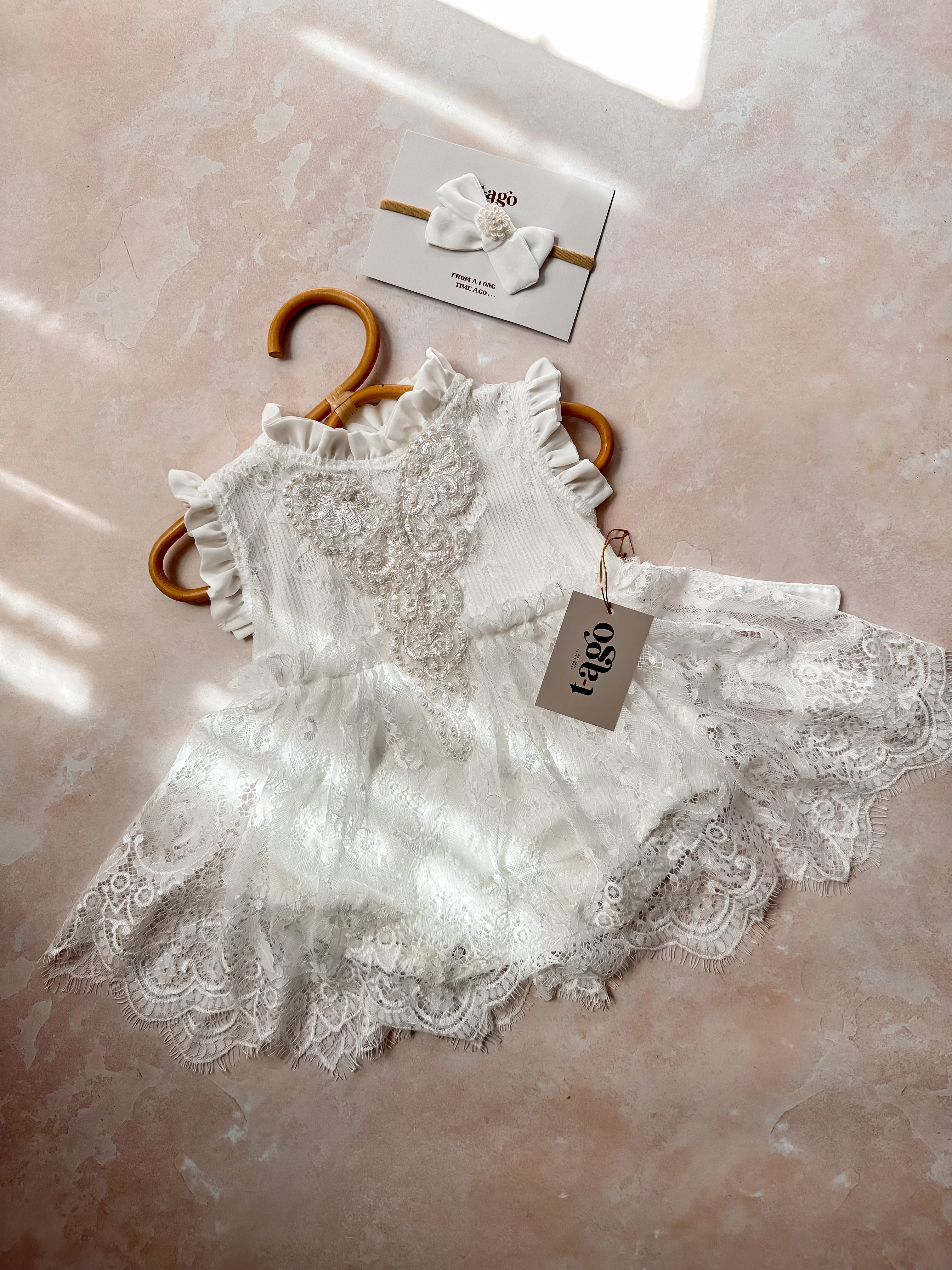 Vintage White Dress T-AGO Vintage White Dress T-AGO