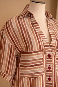 Retro Disco  Graphic Blouse (Pre-Order)