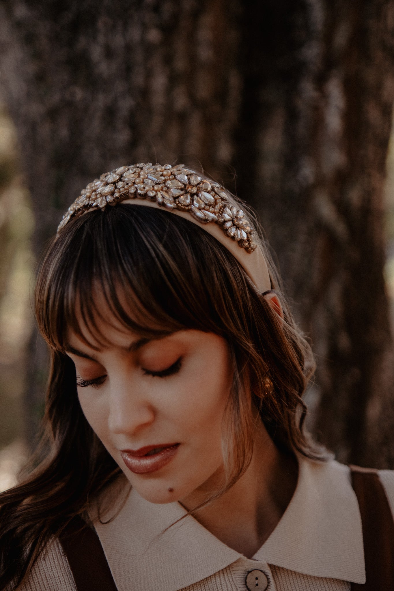 Sparkly Champagne Headband