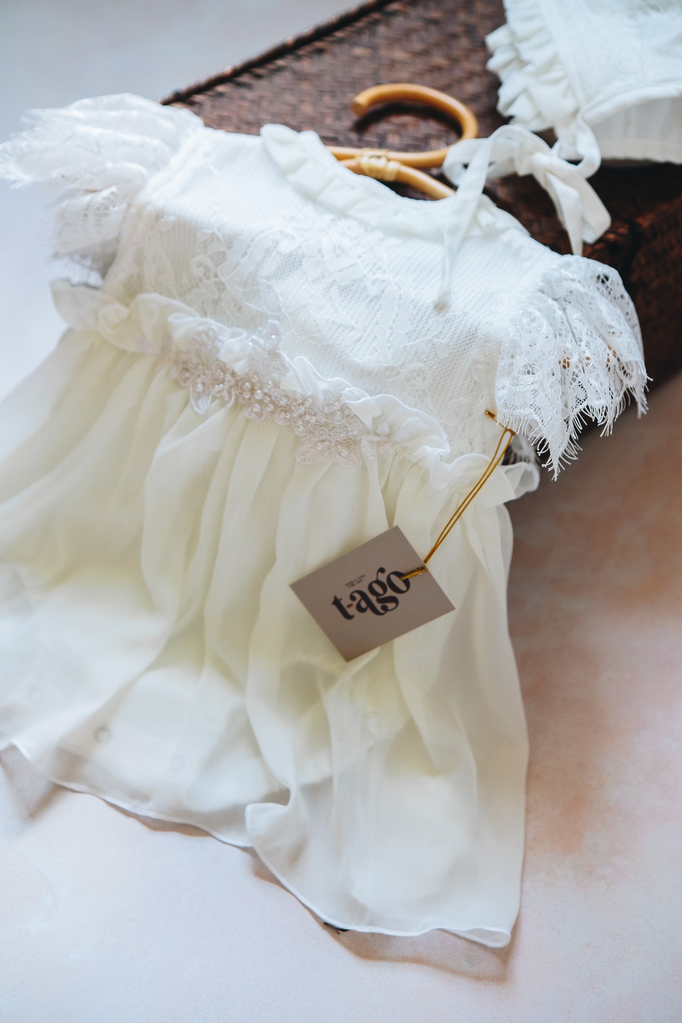 Newborn Boho Dress off White