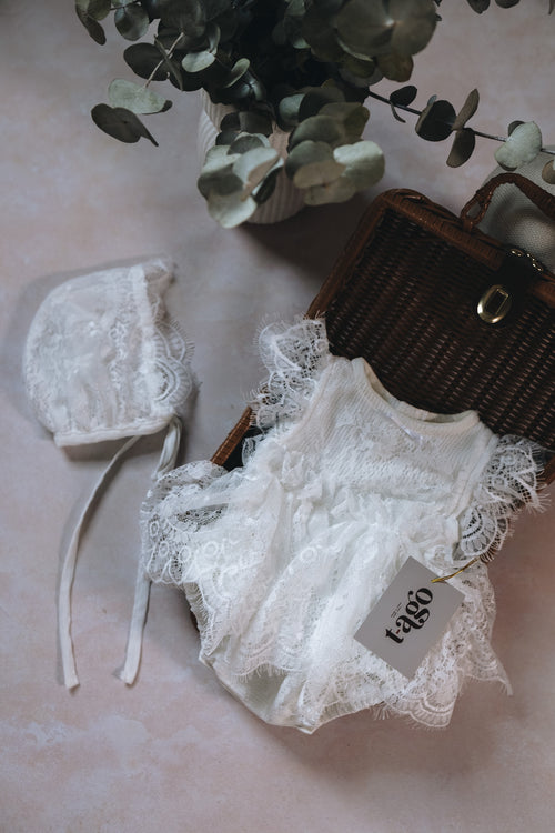 Antonella Dress All white