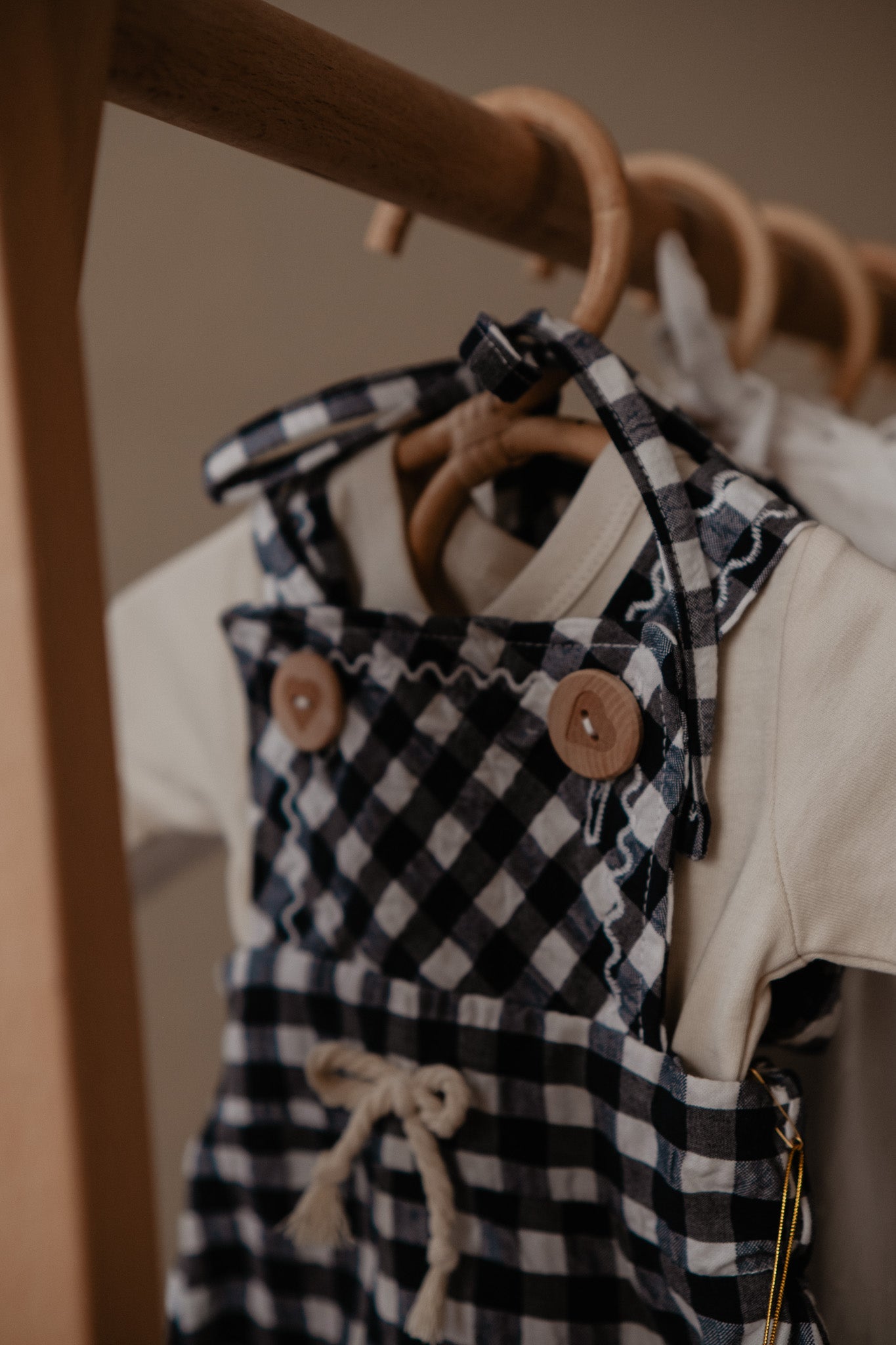 Newborn Gingham Blue Set