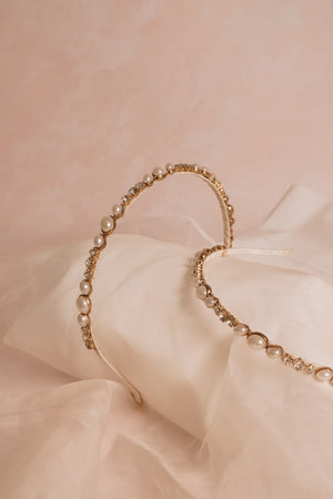 Simple Multi Pearls headband