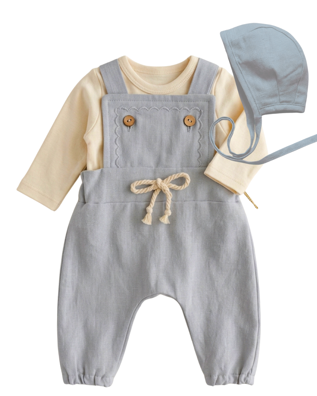 Vintage Warm Blue Jumper Set