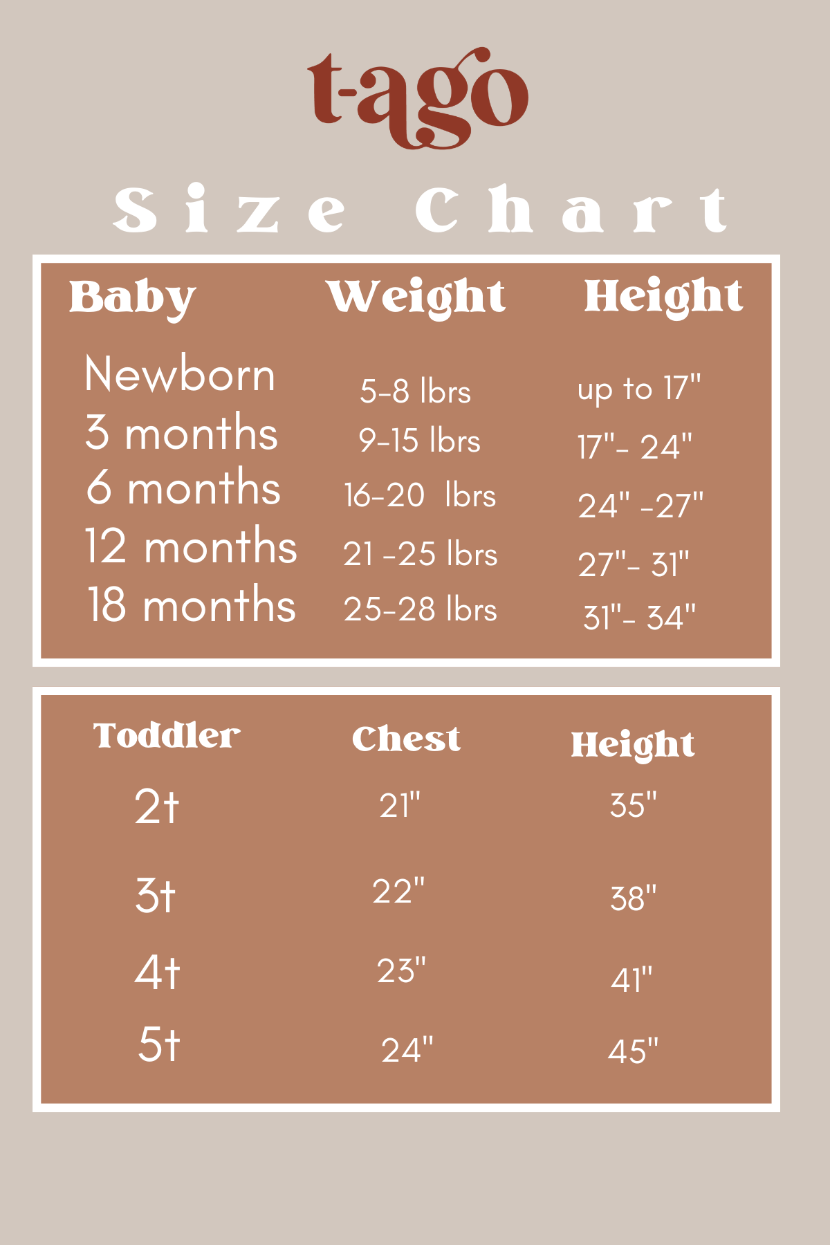 Miracles Happen - Brown Color 18 m