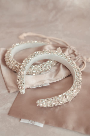 Silver Sparkle Headband