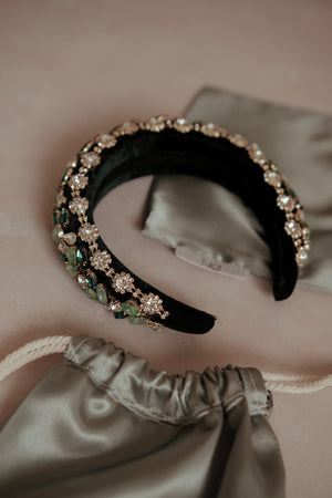 Emerald & Opal Headband