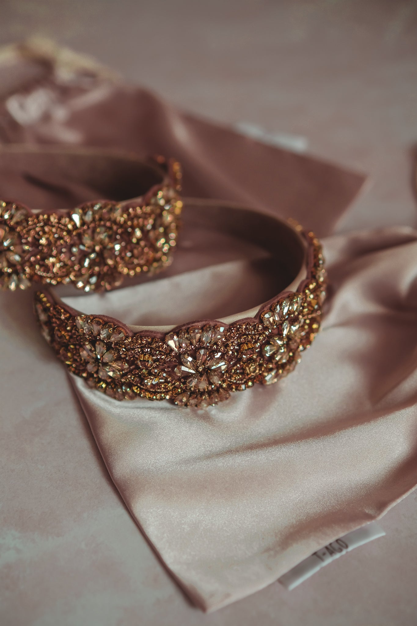 Golden Flowers Headband