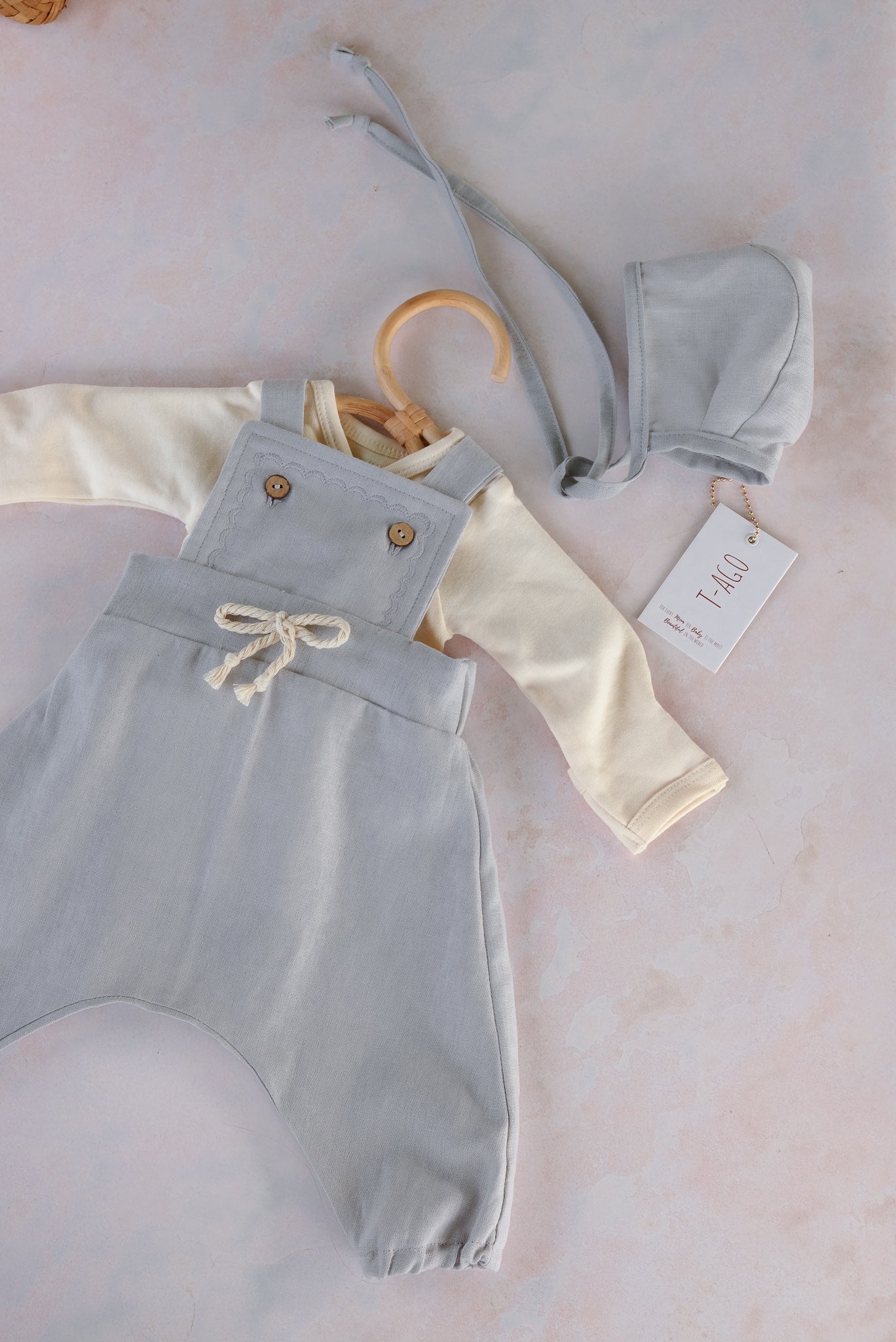 Vintage Warm Blue Jumper Set