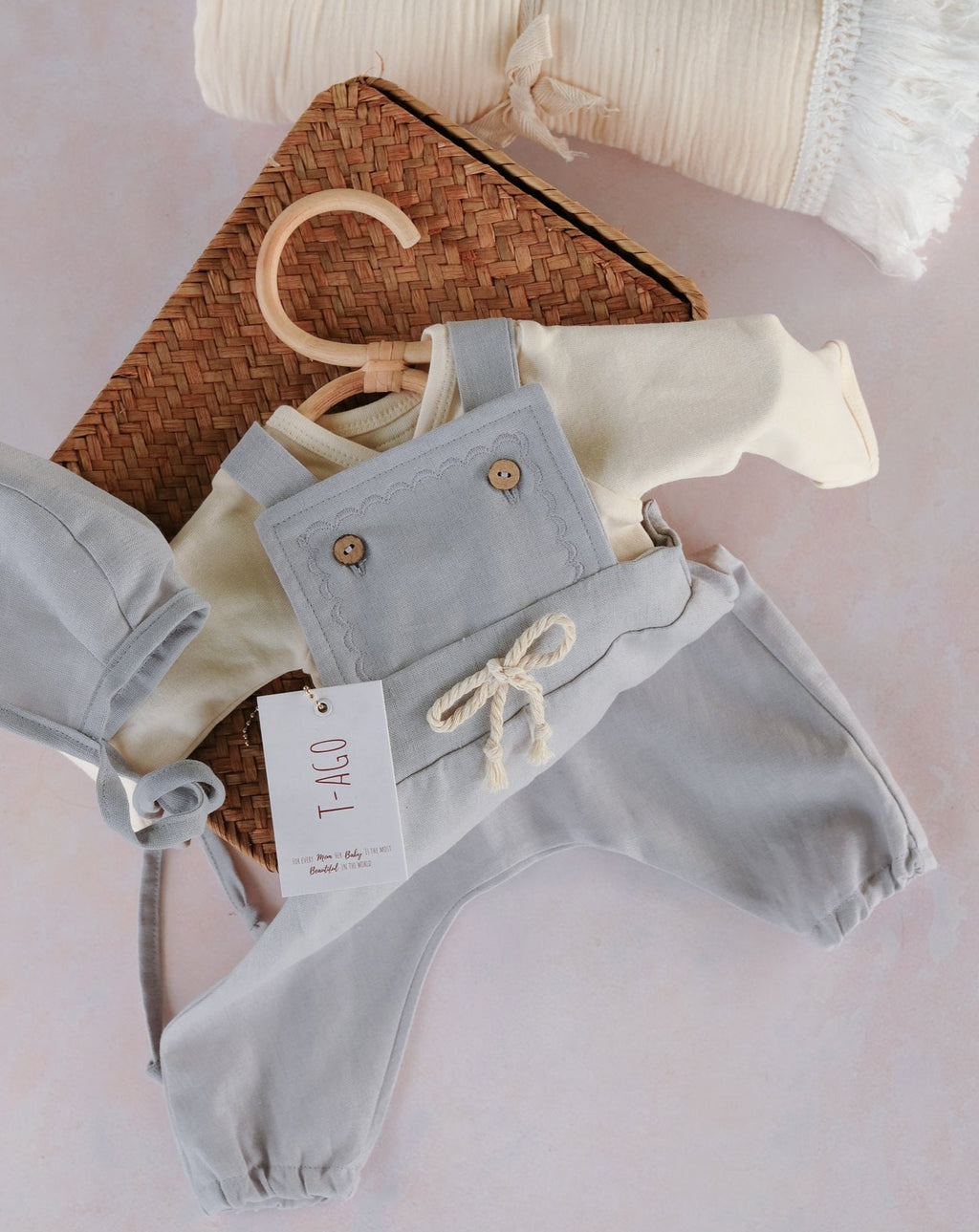 Vintage Warm Blue Jumper Set
