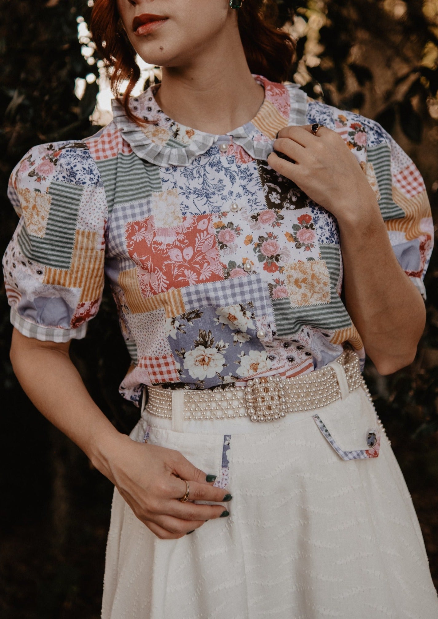 Flowers Patches Shirt