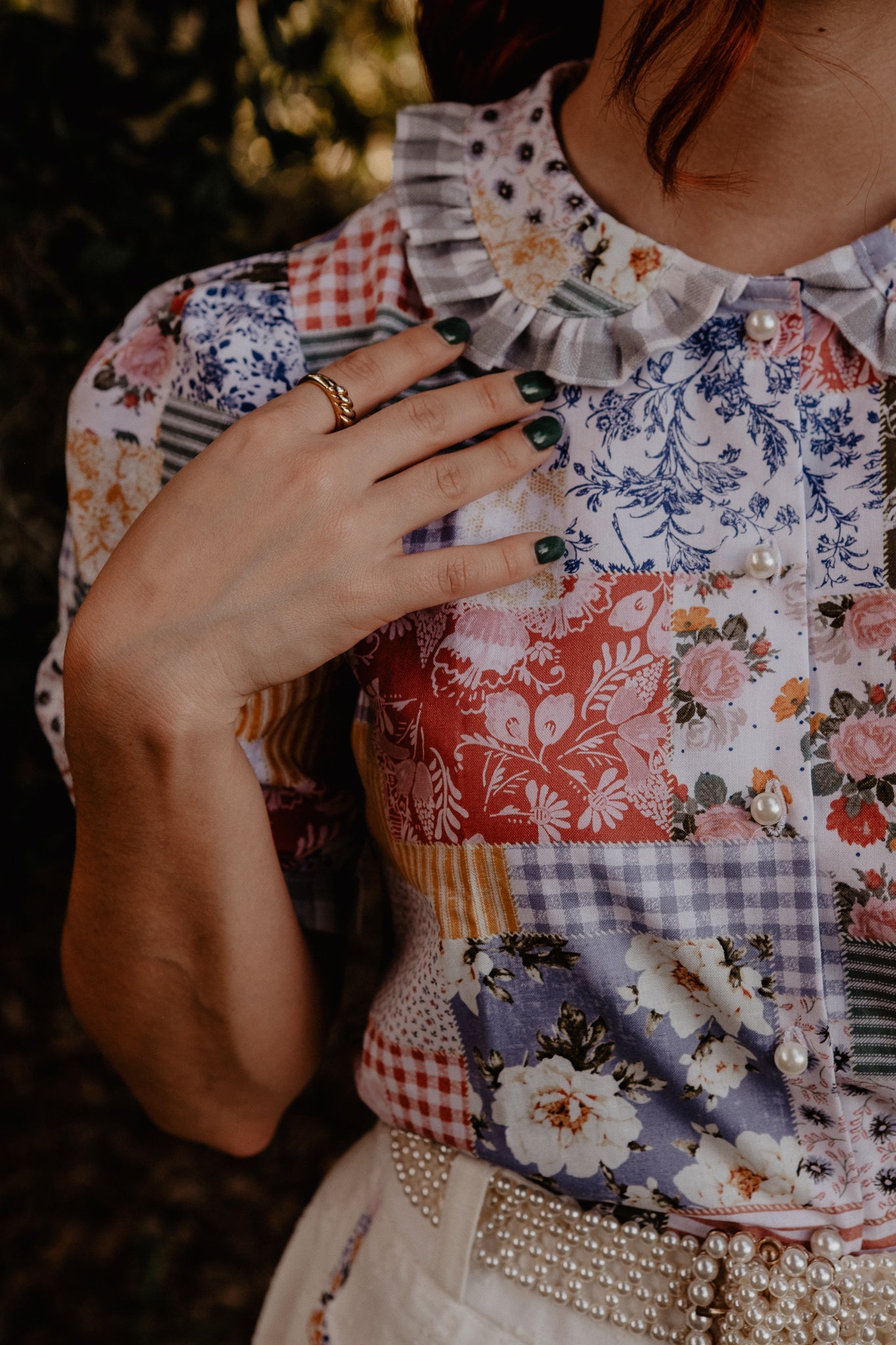 Flowers Patches Shirt