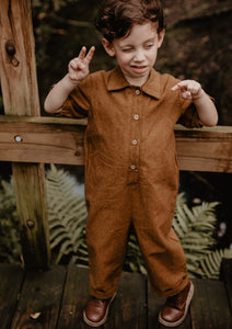 Camel Linen Vintage Bodysuit - PRE ORDER