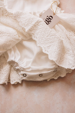 Newborn Flower Texture Dress