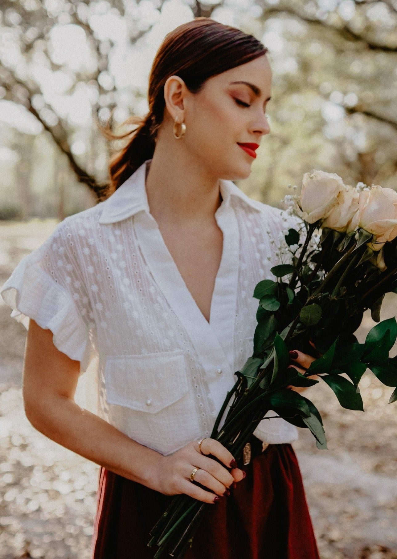 Daisy Ruffles Shirt (Pre-Order)