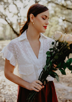 Daisy Ruffles Shirt (Pre-Order)