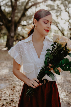 Daisy Ruffles Shirt (Pre-Order)