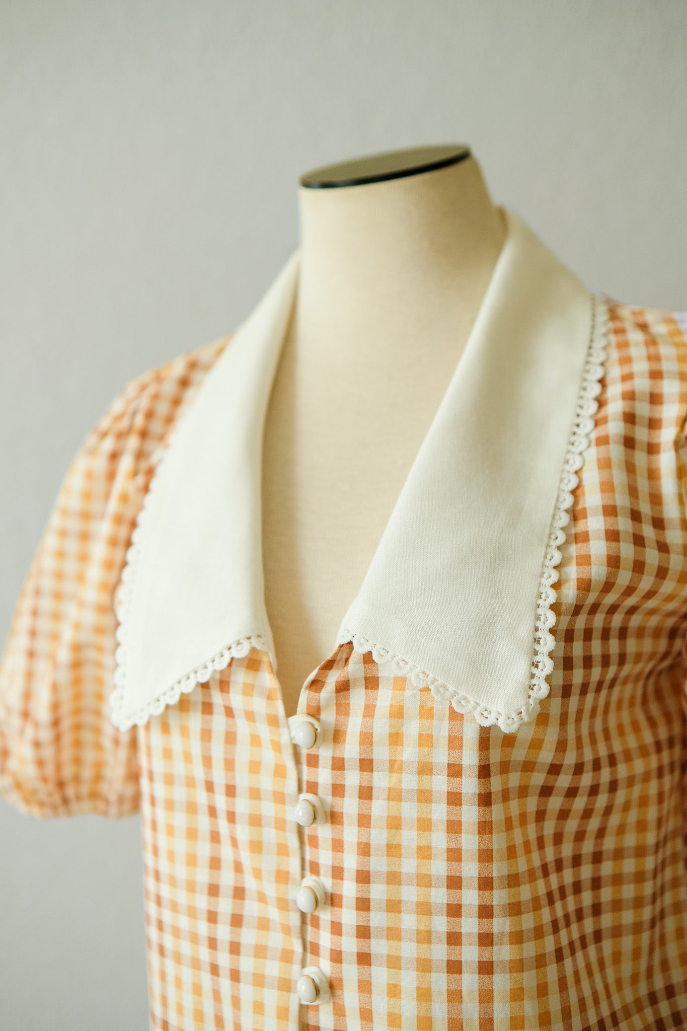Tiny Gingham Blooming Shirt
