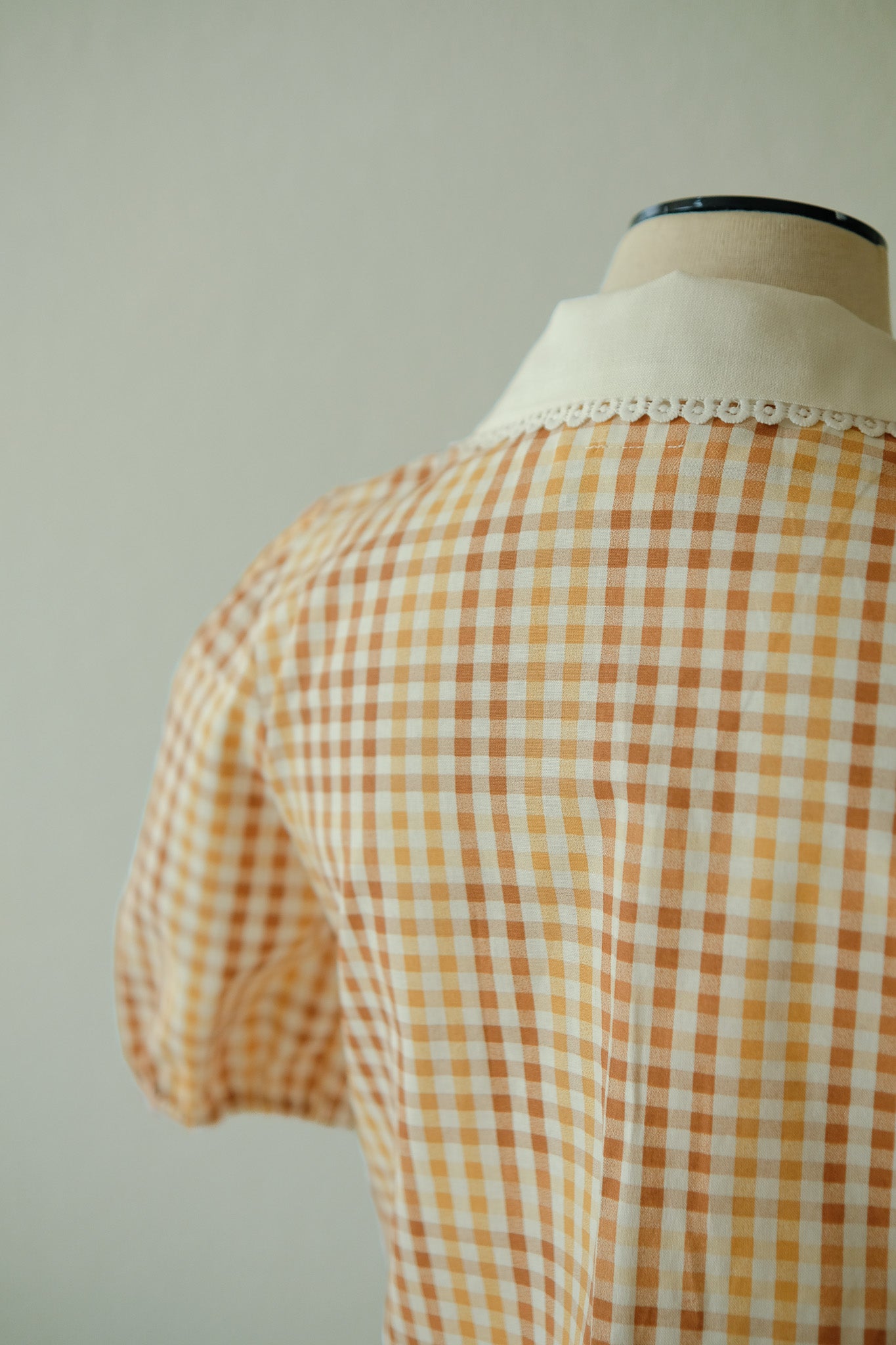 Tiny Gingham Blooming Shirt