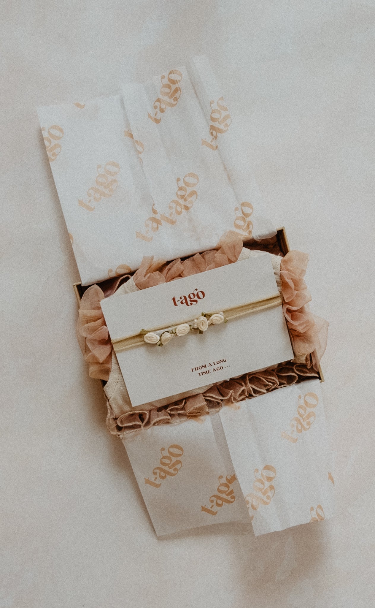 Newborn Ruffle Dress Nude