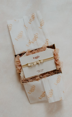 Newborn Ruffle Dress Nude