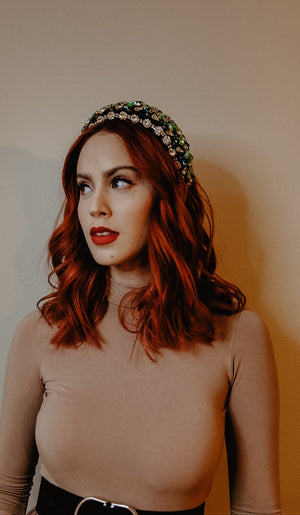 Emerald & Opal Headband