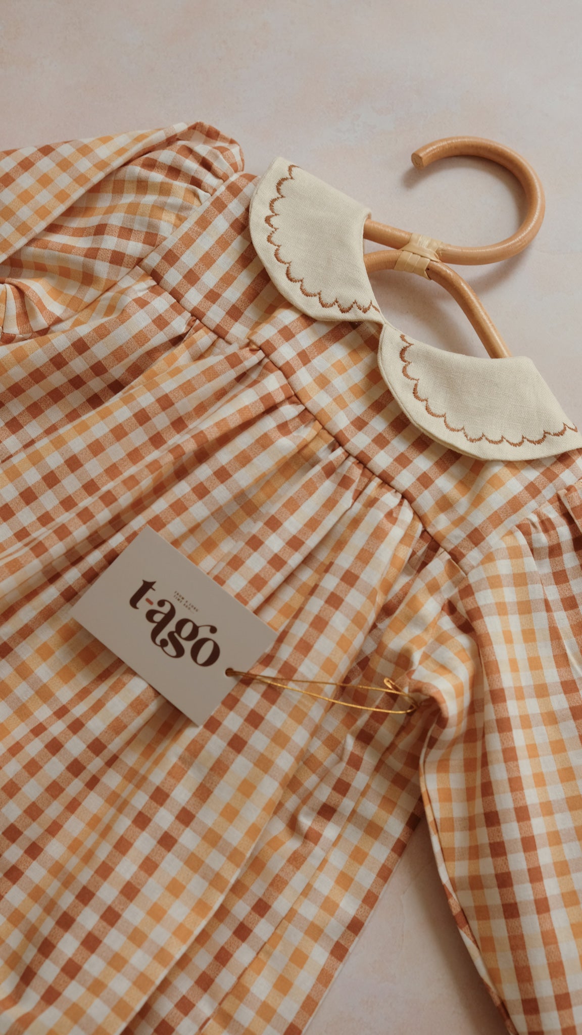 Tiny Gingham Blooming Shirt